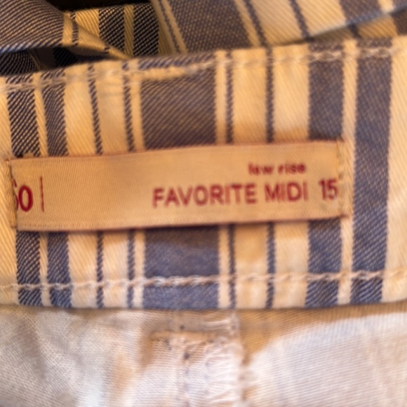 NWT Blue & White Striped Shorts - Picture 4 of 5